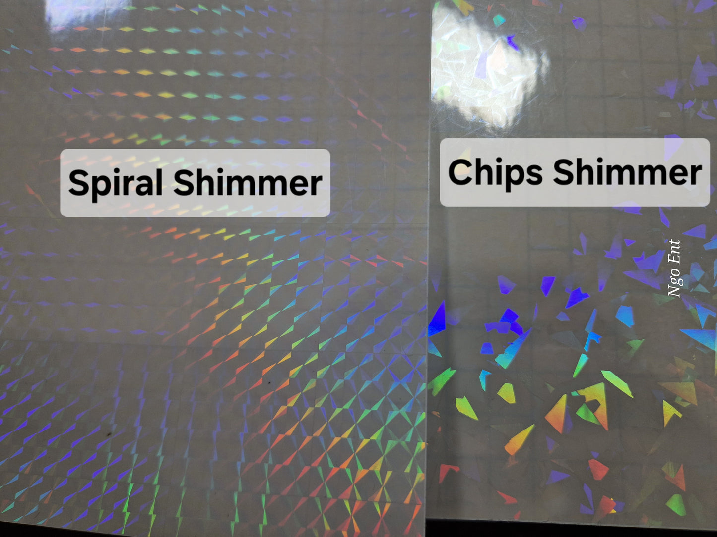 Personalised Shimmers Shop Logo Nail Holder Display for Social Media Photography