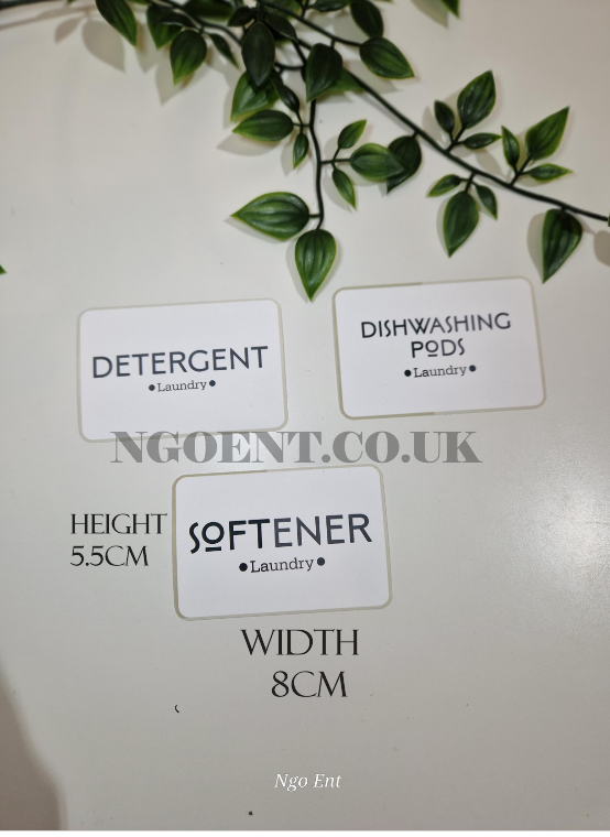 Elegant Pantry Labels: Simplify Your Kitchen Organization